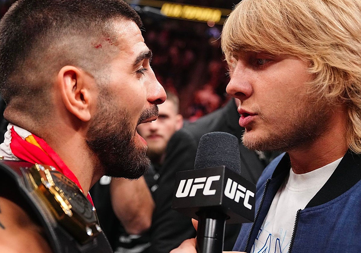 Ilia Topuria y Paddy Pimblett, cara a cara