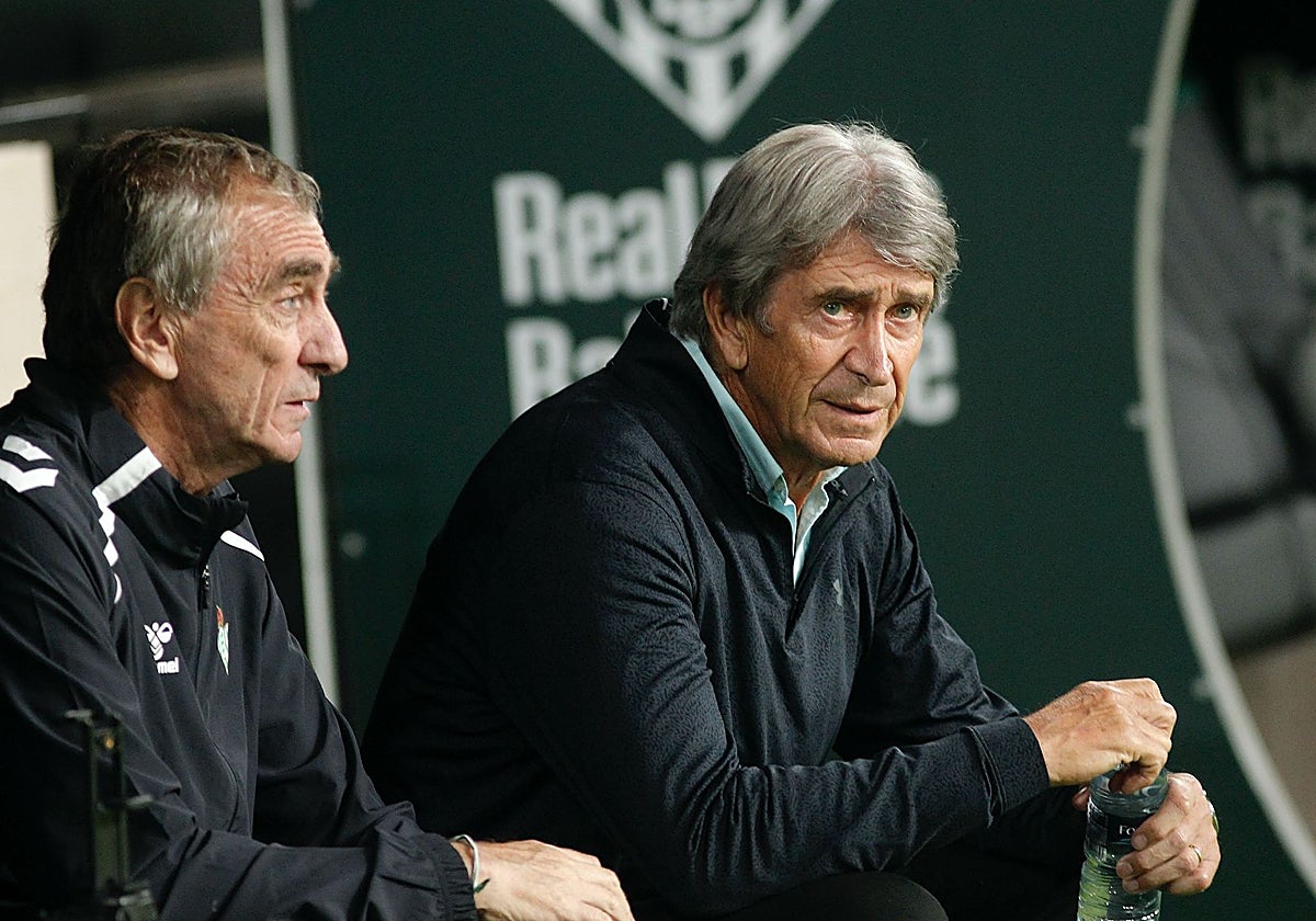 Cousillas y pellegrini, en el Betis - Osasuna