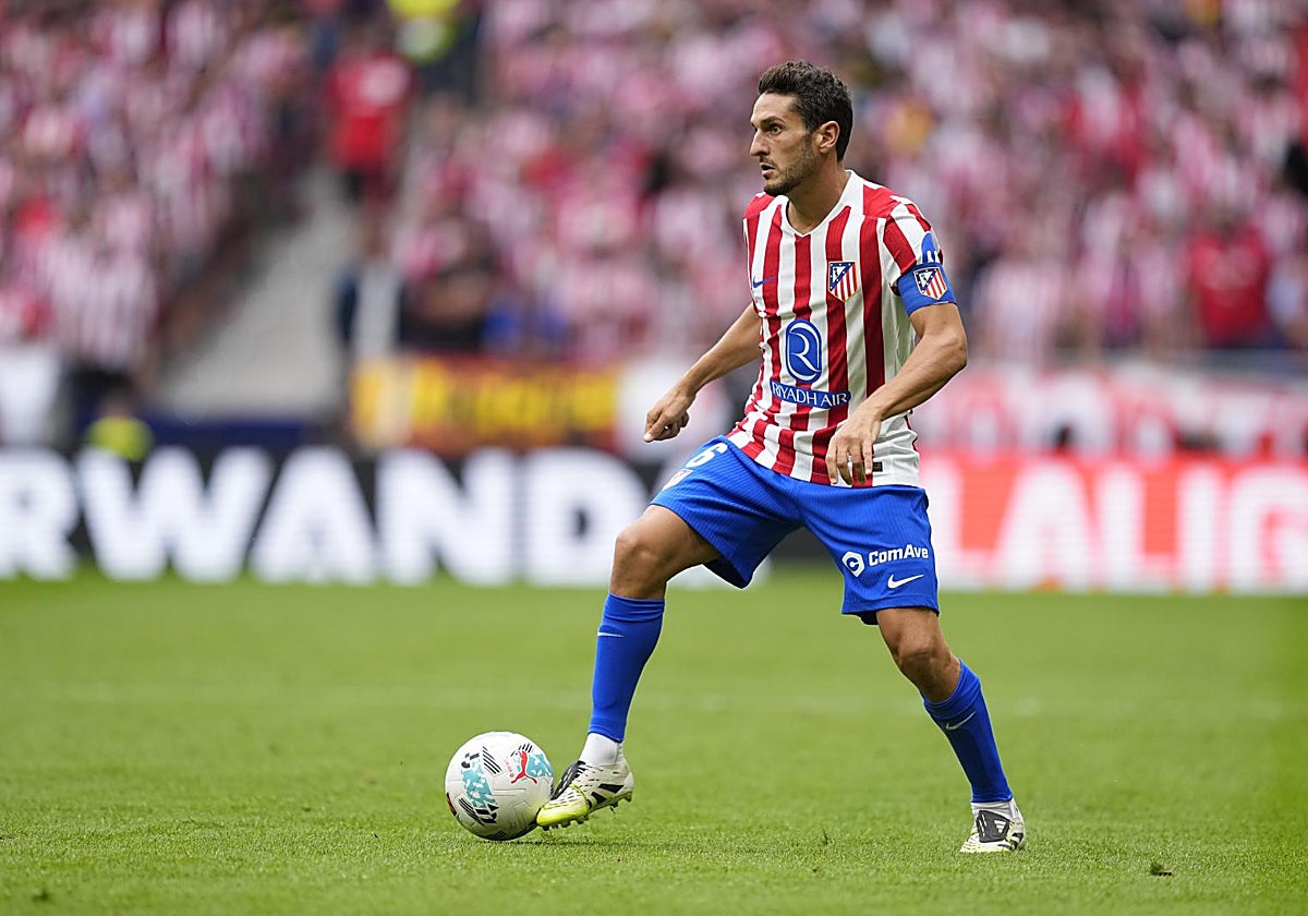 Koke, durante el derbi madrileño el pasado sábado