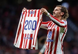 Griezmann agranda su leyenda: 200 goles con el Atlético