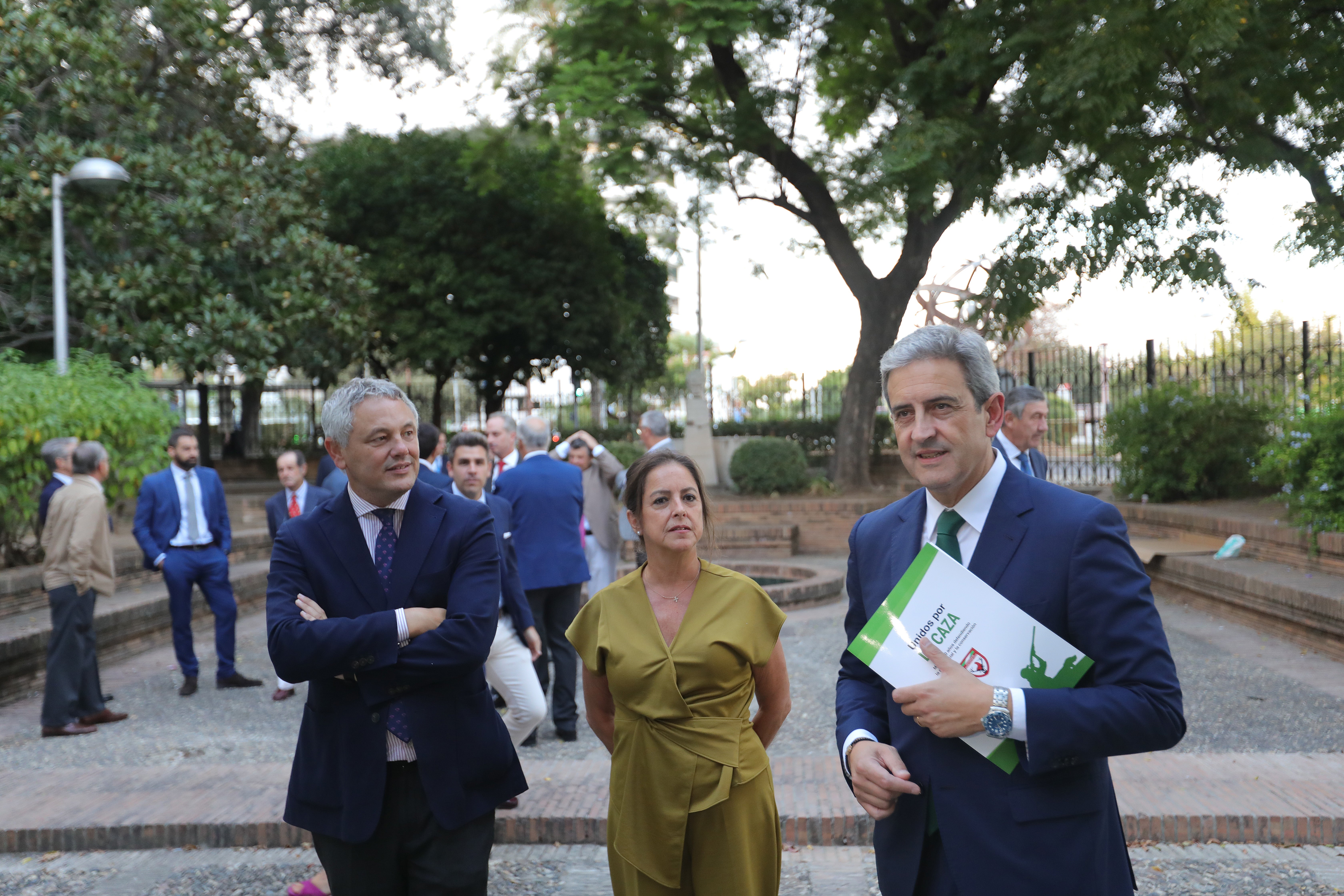 Alberto García Reyes, Catalina García y José María Mancheño