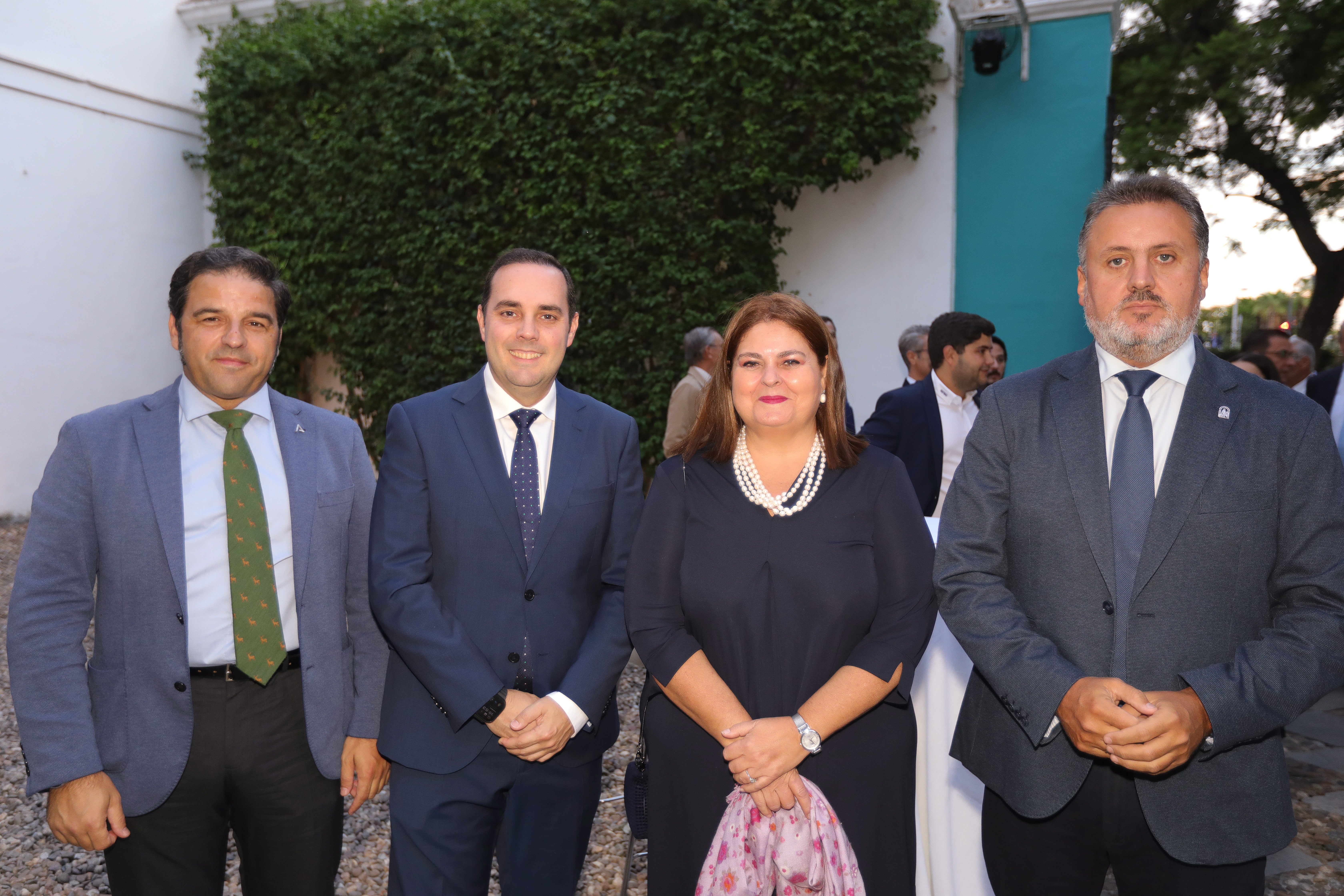 Pedro Yorquez Sancha, Sergio Arjona, Inmaculada Gallardo y Manuel Francisco García