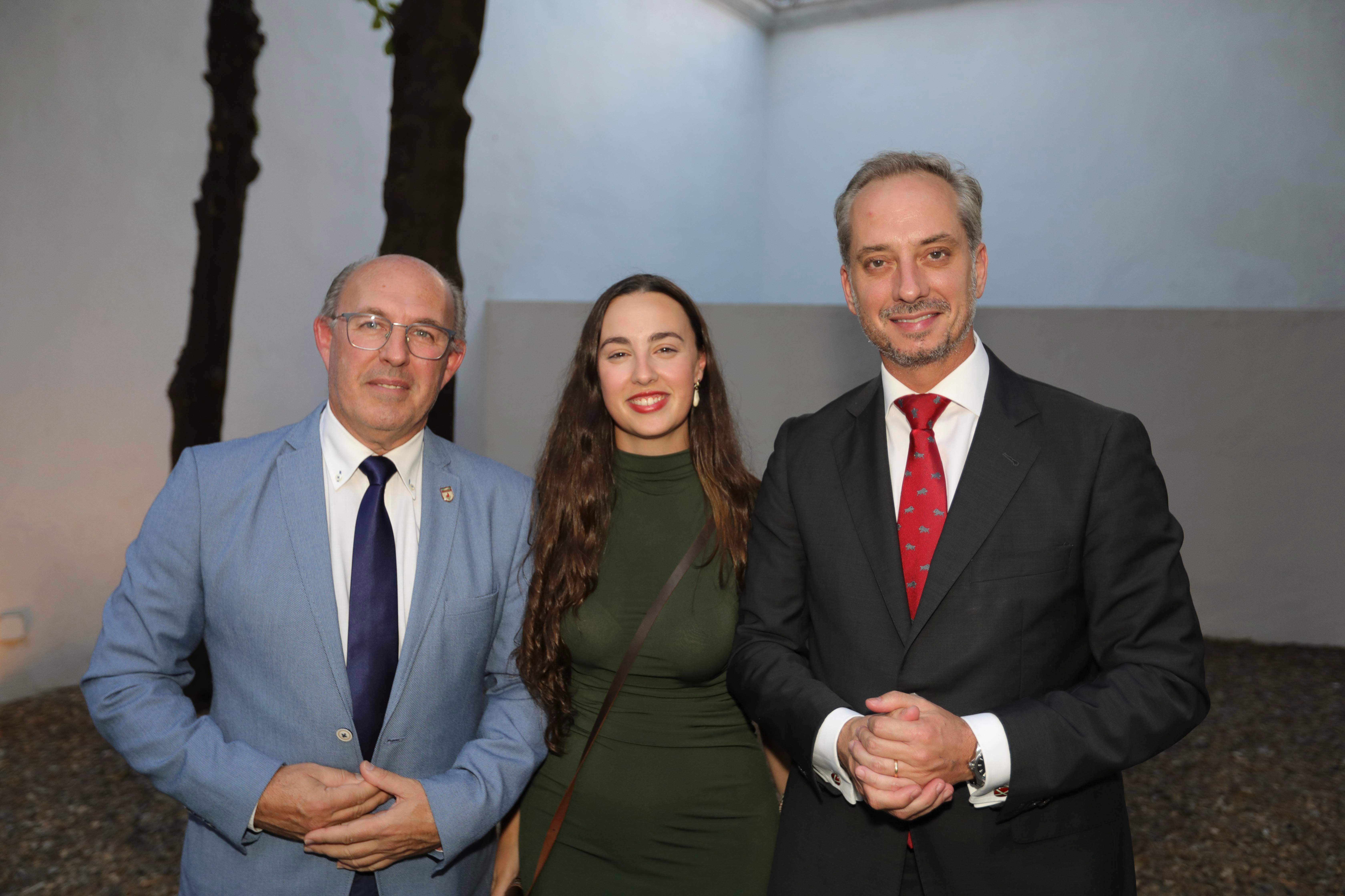José Manuel Labrador, Elena Fuentes y José María Gallardo