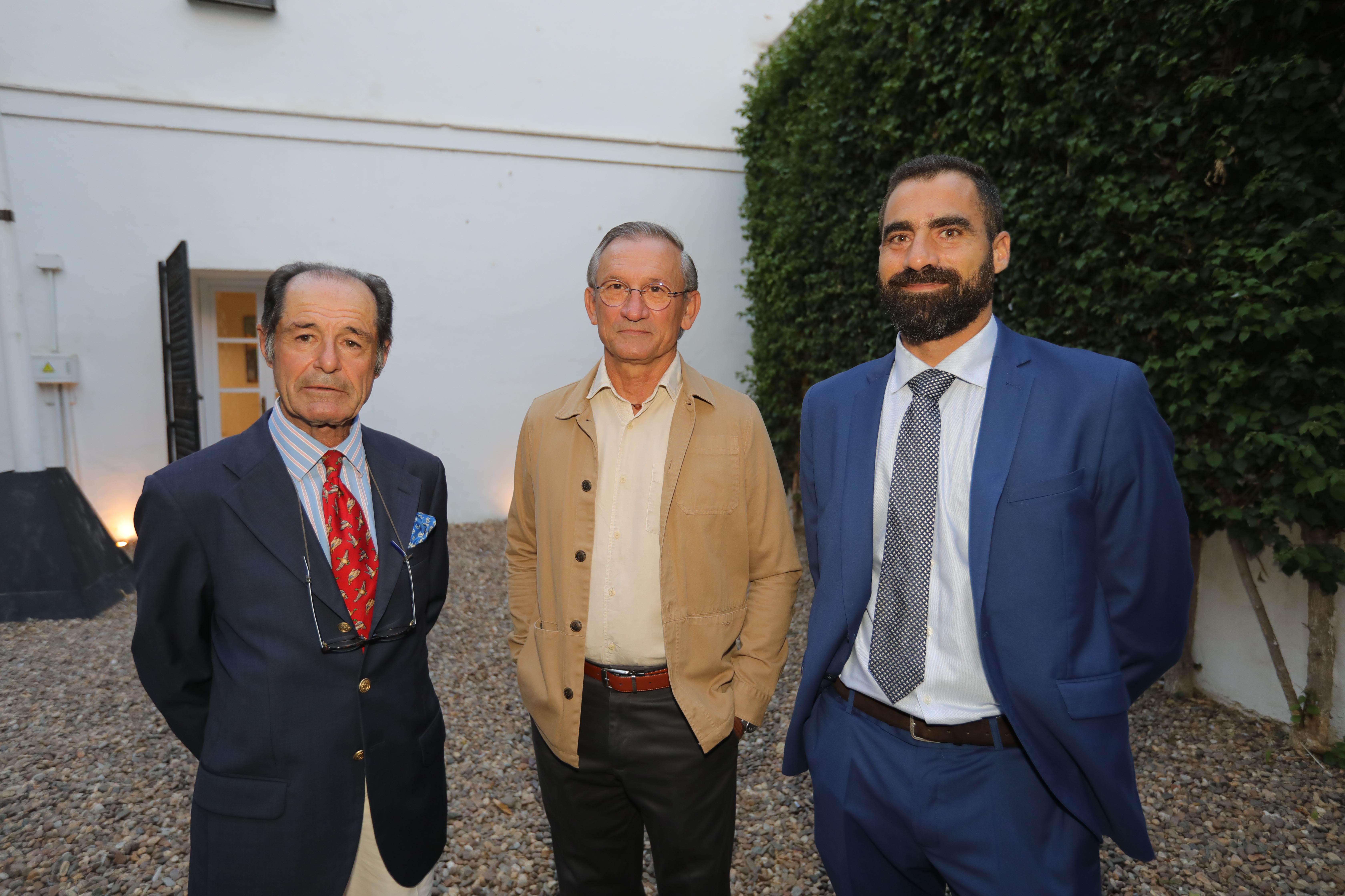 Javier Hidalgo, Miguel Ángel Pineda y Fernando Gutiérrez