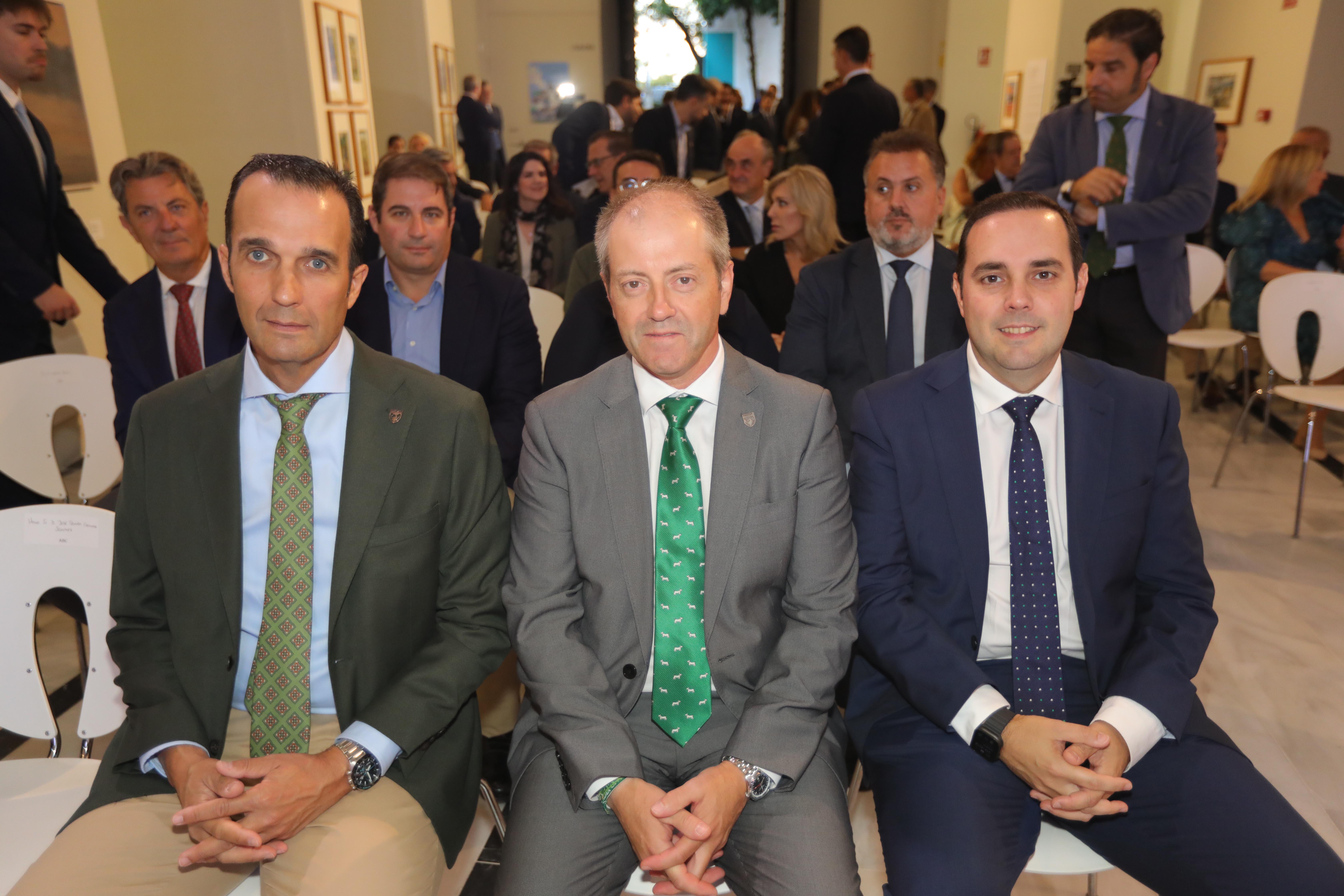 Jorge Pérez, Adelardo Villafranca y Sergio Arjona