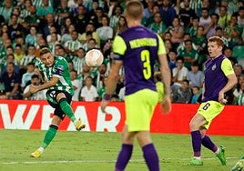 Joaquín y su último golazo con el Betis ante el Ludogorets