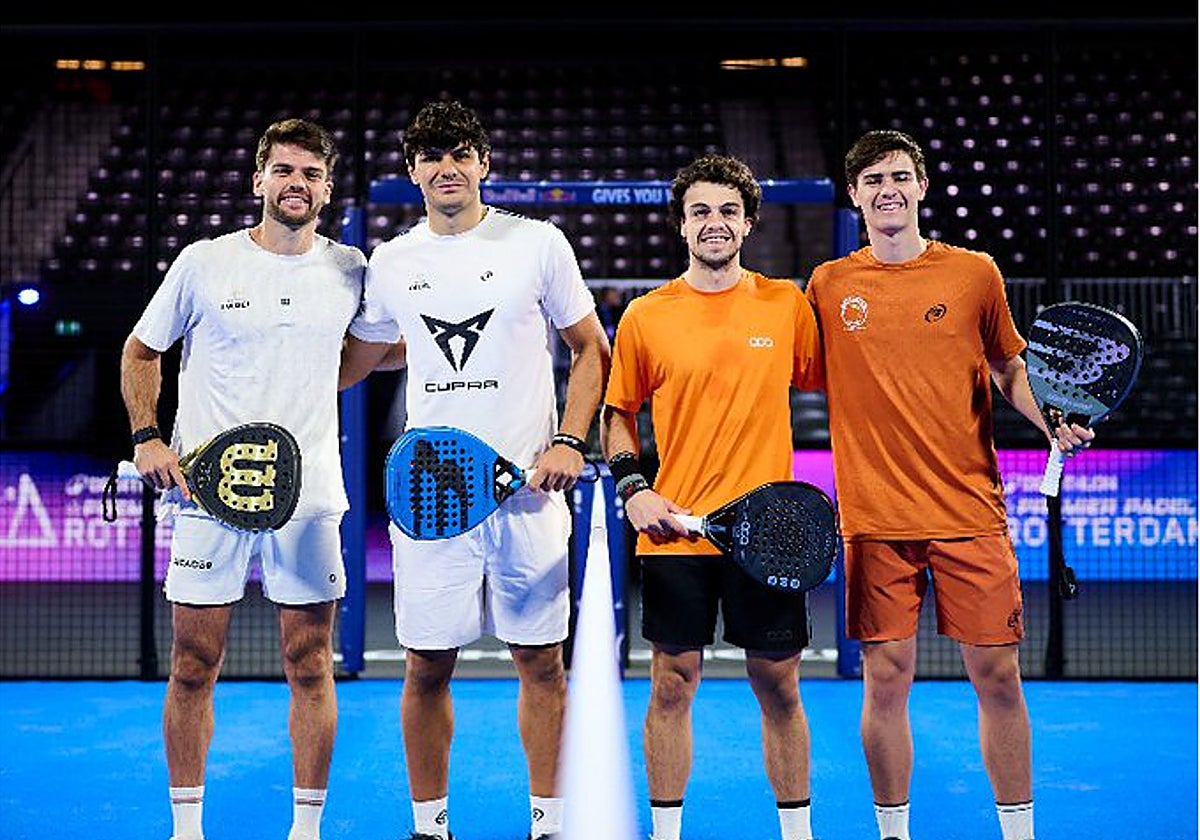 Imagen  previa al inicio del encuentro