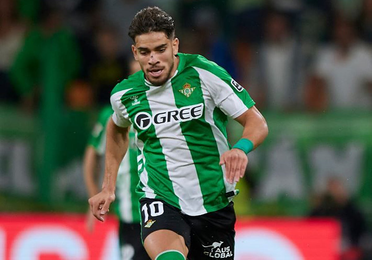 Abde, en un partido con el Real Betis