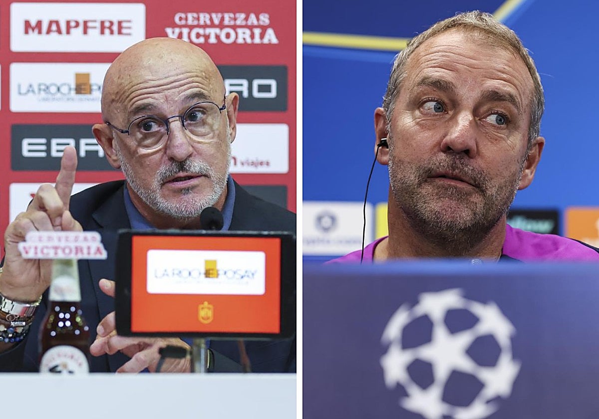 Luis de la Fuente y Hansi Flick