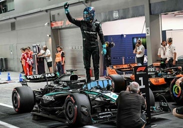 Pole para Russell, Verstappen pone de los nervios a McLaren y la FIA descalifica a Sainz