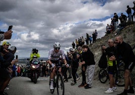 Tadej Pogacar, en el Campeonato de Europa