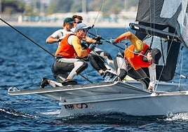 Se mantienen las opciones de medalla de Barceló/Cantero (FX) y Botín/Trittel (49er)