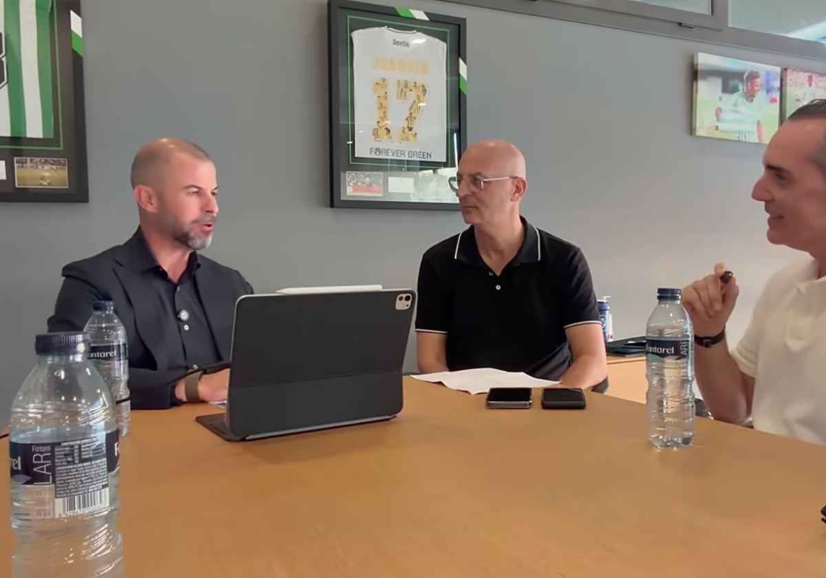 Manu Fajardo, en su entrevista con Ismael Medina y Antonio Caamaño para 'Informe Morrocotudo'