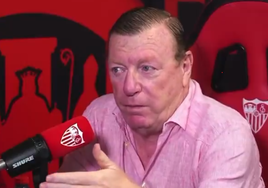 César Cadaval, durante su entrevista en el programa 'El Cubo' de Sevilla FC+