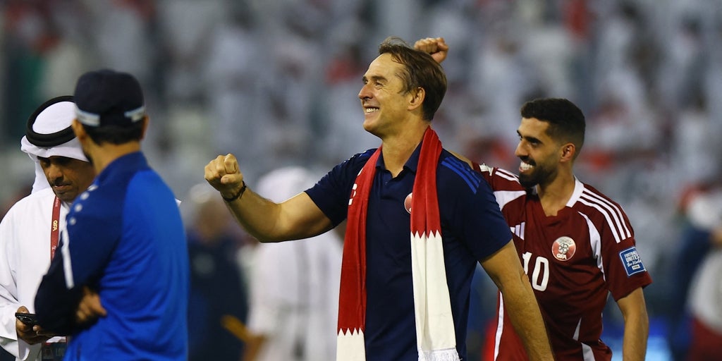 Lopetegui clasifica a la selección de Qatar para el Mundial y el Sevilla lo felicita