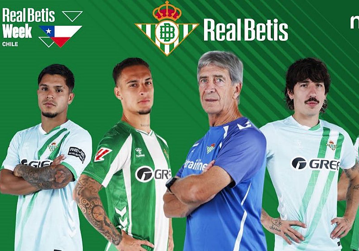 Cartel de anuncio de la Betis Week