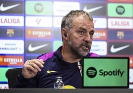 Flick, sobre el partido en Miami: «Ni yo ni los jugadores estamos contentos»