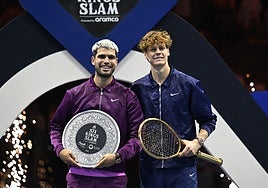 Un Sinner inclemente revalida el trono en Riad y el botín de los seis millones de dólares