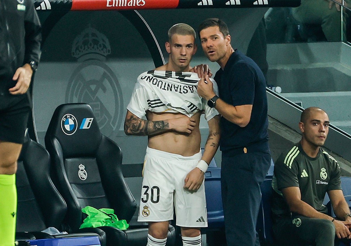 Mastantuono, el día de su debut con el Madrid