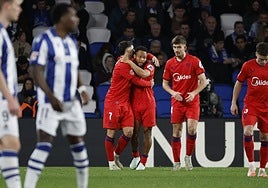 Balanza equilibrada entre Real Sociedad y Sevilla en Anoeta en los últimos diez años