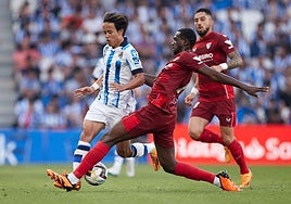 Take Kubo será baja ante el Sevilla FC