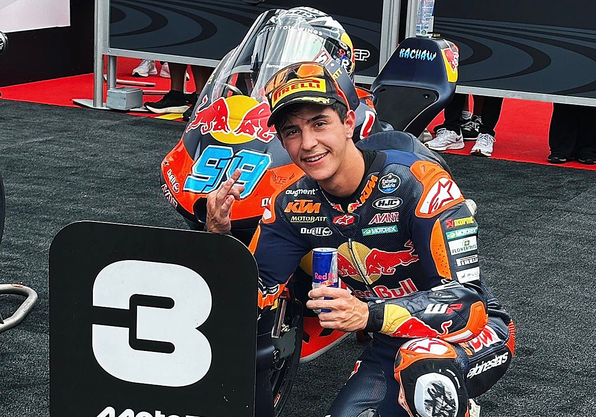 José Antonio Rueda, campeón del mundo de Moto3, tras la Q2 del Gran Premio de Indonesia