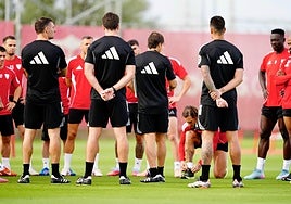 El Sevilla FC regresa al trabajo para preparar el duelo de la Copa del Rey ante el Toledo