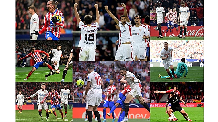 Momentos de los últimos enfrentamientos del Sevilla contra el Atlético