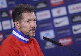 Simeone, sobre el Sevilla de Almeyda: «El equipo juega como era él»