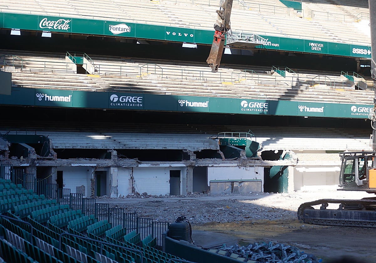 El Benito Villamarín, en obras