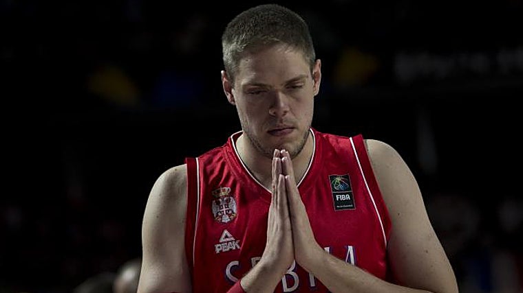 Stimac, con Serbia durante la semifinal del Mundial 2014 ante Francia