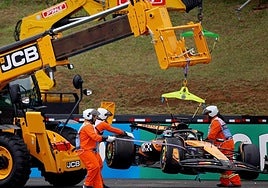 Norris vive un sábado de gloria tras la doble pifia de Piastri y Verstappen