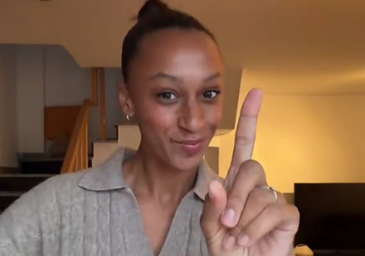 Ana Peleteiro, en su publicación de TikTok