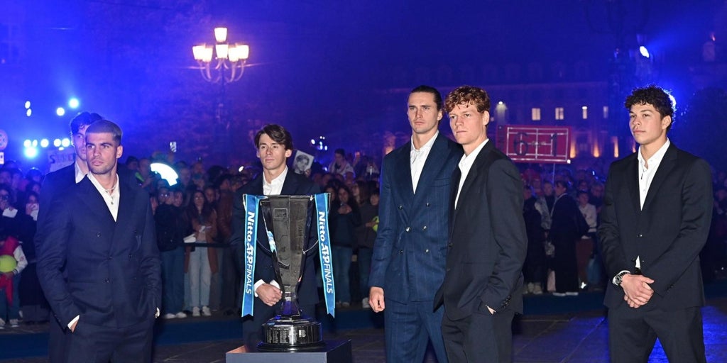 Alcaraz y Sinner, a todo o nada en Turín