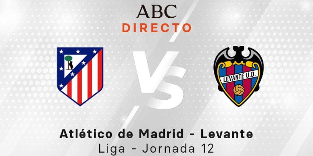 Atlético de Madrid - Levante, estadísticas del partido