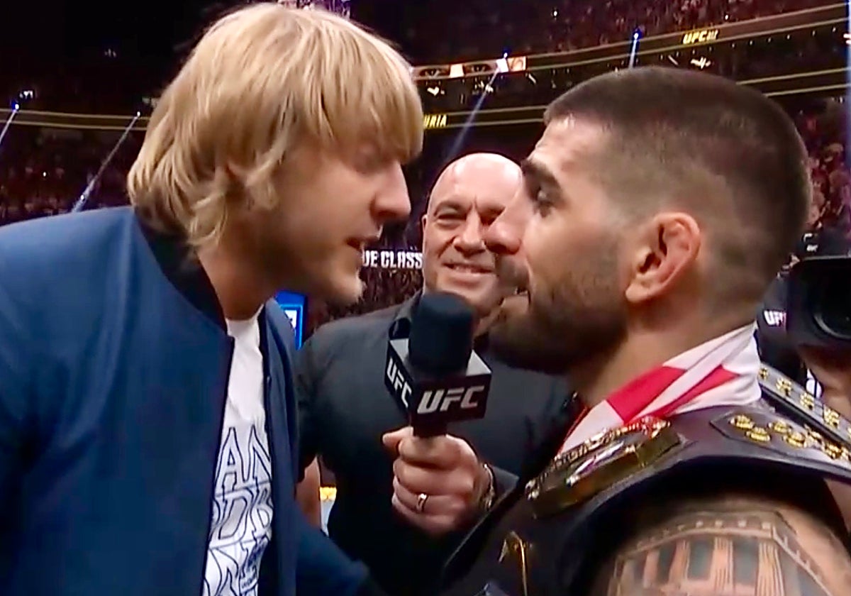 Paddy Pimblett se encara con Ilia Topuria en Las Vegas