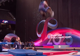 El salto de oro de Melania Rodríguez en el Mundial de trampolín