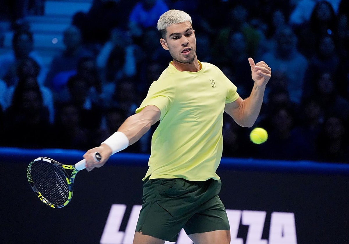 Dónde ver online y en televisión a Alcaraz hoy en el ATP Finals y a qué ...