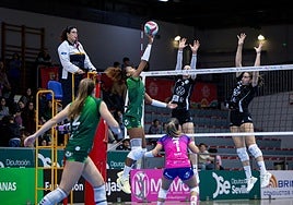 Imponente victoria del Fundación Cajasol Andalucía ante el vigente campeón liguero (3-0)