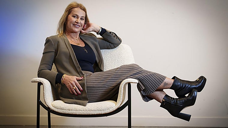 Nadia Comaneci, durante la entrevista con ABC