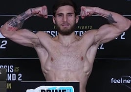 Así es el recorte peso de Aleksandre Topuria en Qatar en la UFC