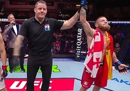 Aleksandre Topuria da una cátedra de paciencia y precisión en el golpeo y 'conquista' Qatar