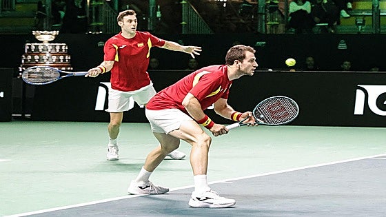 Estadísticas del partido de dobles de la semifinal de la Copa Davis entre España y Alemania