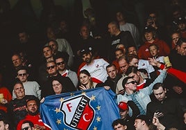 Unos 3.500 aficionados del Utrecht estarán en la Cartuja y con advertencia de la UEFA