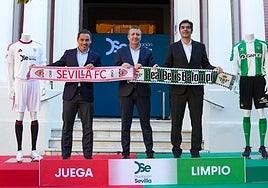 La Diputación escenifica la buena salud institucional del derbi Sevilla - Betis