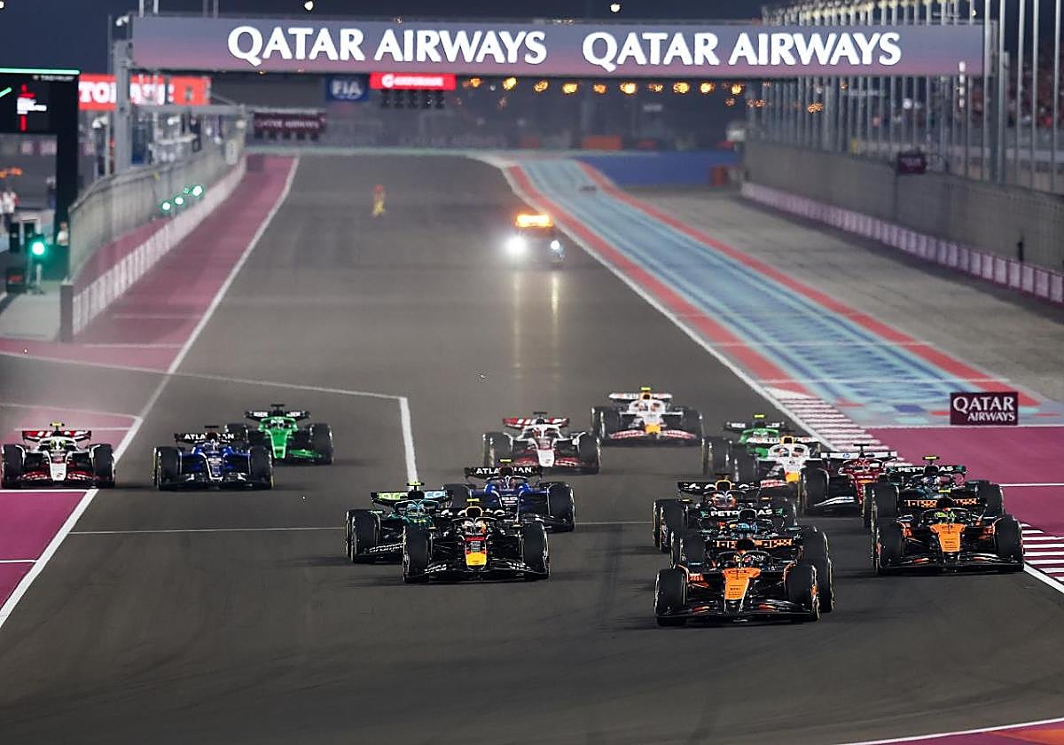 Carrera F1 GP de Qatar, en directo: última hora del ganador y posición de Fernando Alonso y Carlos Sainz