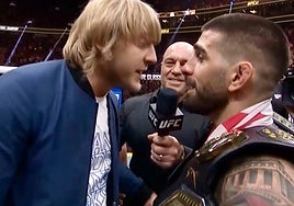 Paddy Pimblett, cara a cara con Ilia Topuria