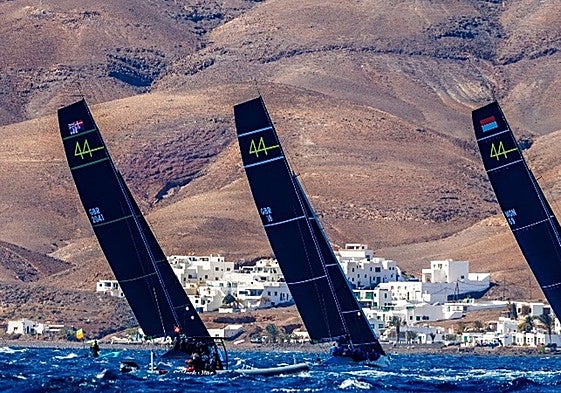 La flota de RC44 volverá a navegar en aguas de Lanzarote