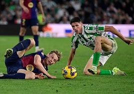 Altimira, con el corazón partido: «Bartra dice que casi es más bético que culé, yo aún no...»