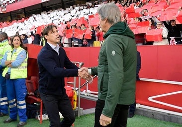 La respuesta de Pellegrini a Almeyda tras la polémica del derbi: «Se vio lo que pasó en el campo»